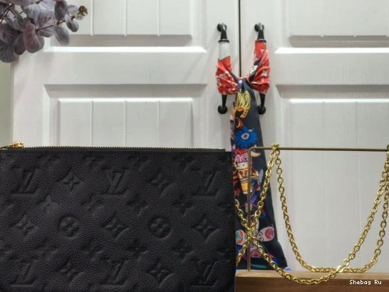 POCHETTE VUITTON LOUIS ZIP DOUBLE 0814